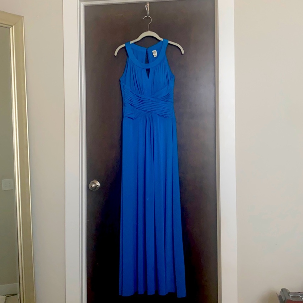 Blue long dress size 6